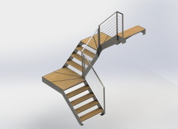 Escalier métal
